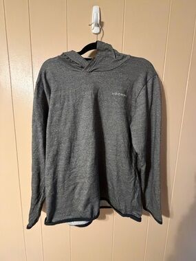 Voormi Men's Gray Lightweight Hooded Shirt